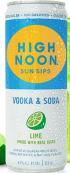 High Noon Sun Sips - Lime Vodka & Soda (4 pack 12oz cans)