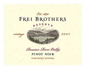 Frei Brothers - Pinot Noir Russian River Valley Reserve 2015